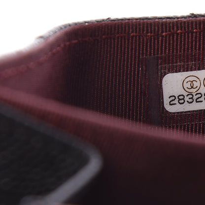 Chanel Caviar Quilted Flap Card Holder Wallet Black 8 of 9