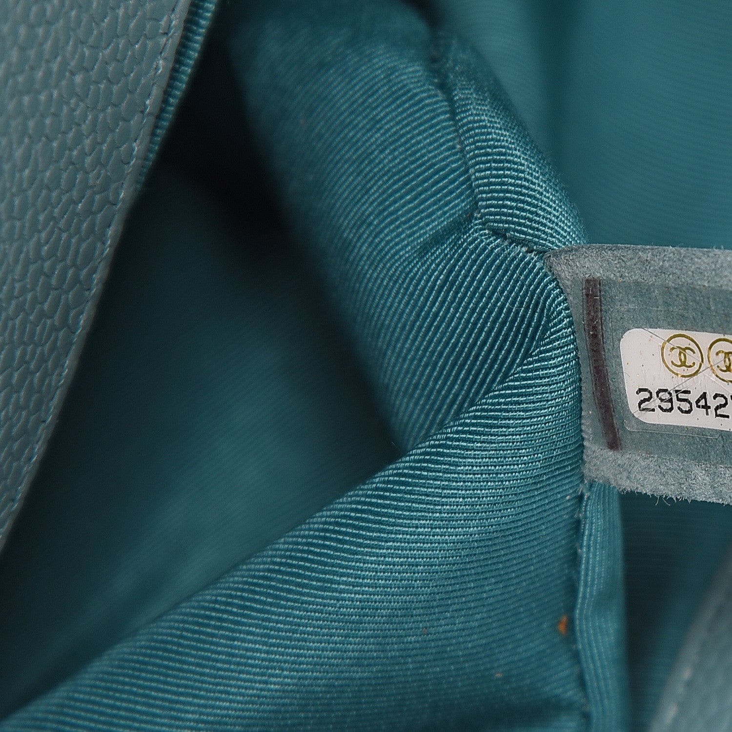 Chanel Caviar Quilted Medium Boy Flap Light Blue 6 of 9