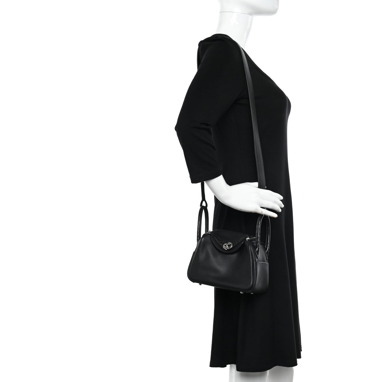 Swift Matte Alligator Mini Touch Lindy 20 Black