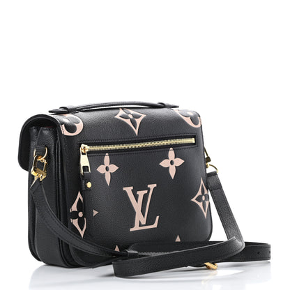 Louis Vuitton Empreinte Monogram Giant Pochette Metis Black Beige 3 of 11