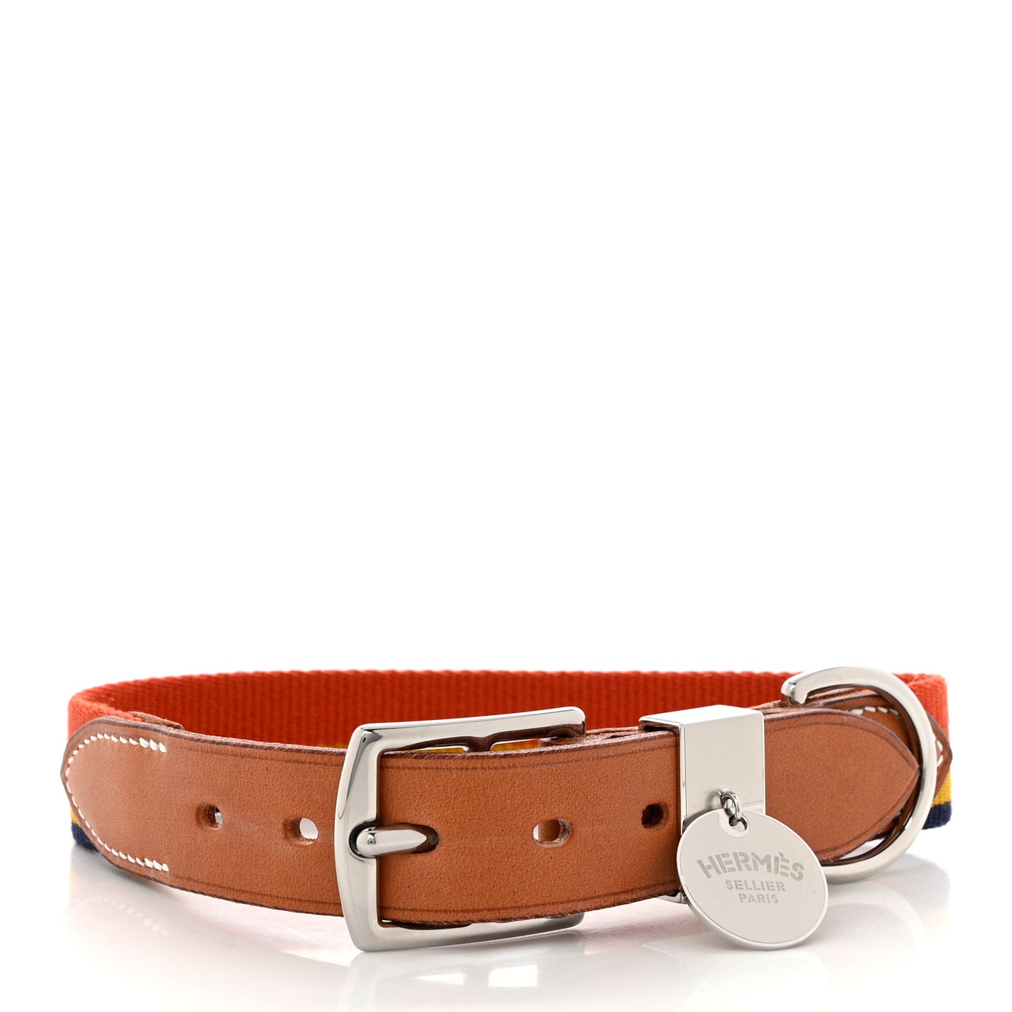 Toile Natural Bridle Robocar II Dog Collar M Dark Irish