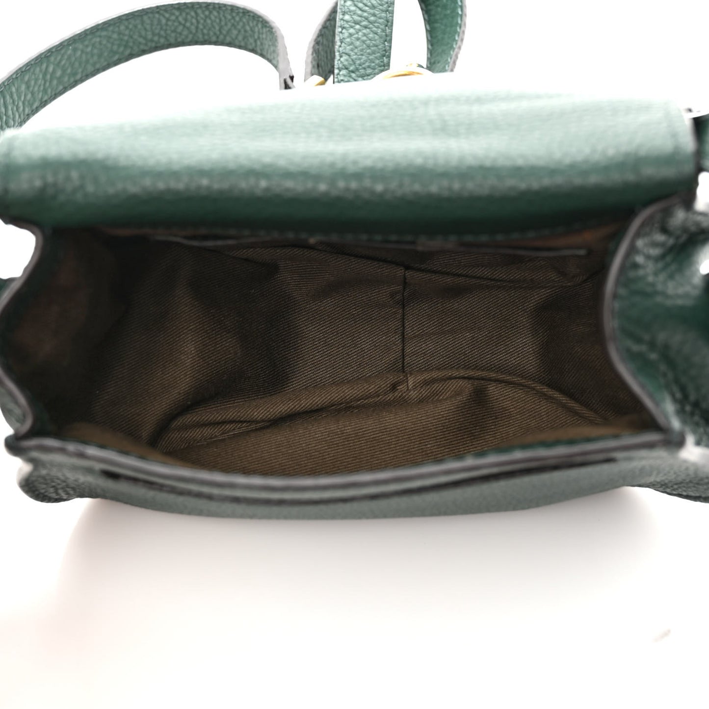 Calfskin Mini Marcie Round Crossbody Bag Rainforest