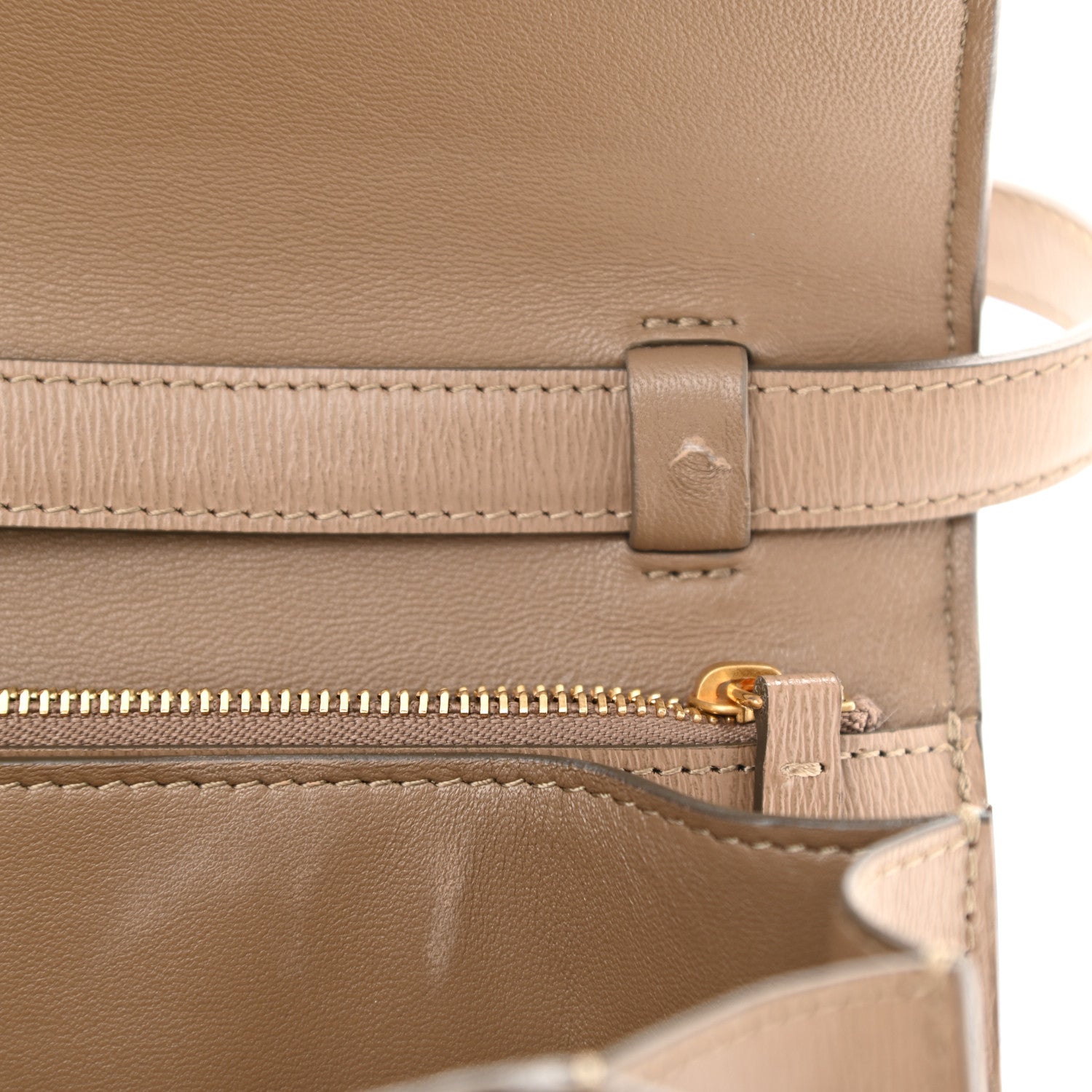 Celine Liege Calfskin Medium Classic Box Flap Bag Taupe 9 of 16