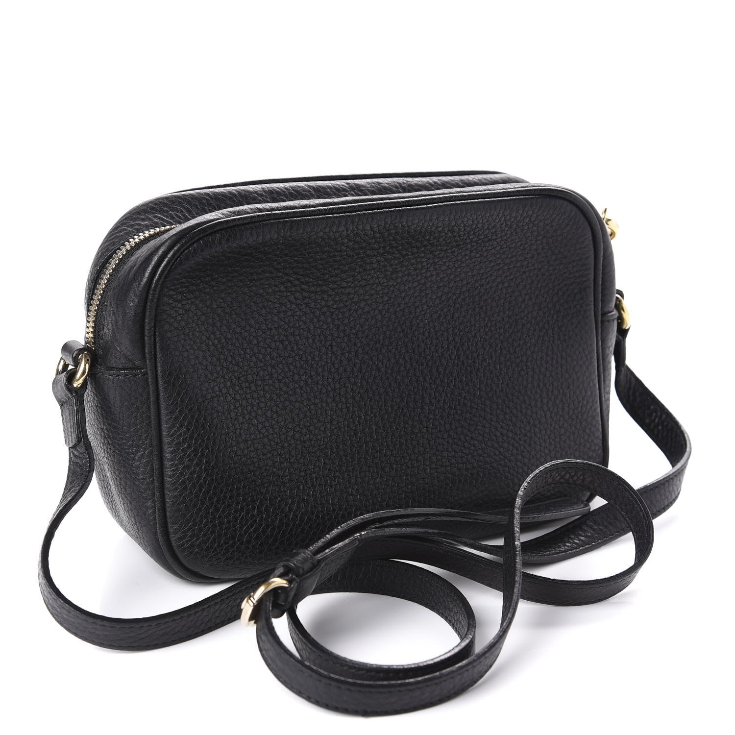 Gucci Pebbled Calfskin Small Soho Disco Bag Black 3 of 12