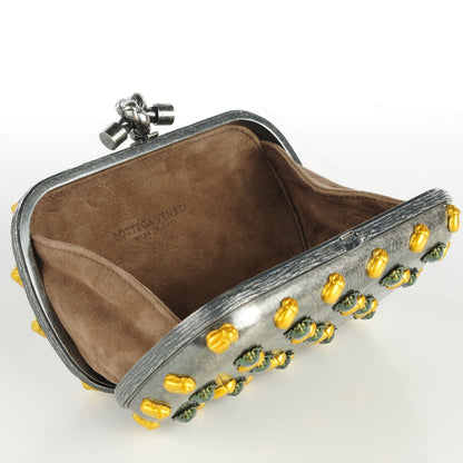 Bottega Veneta Lacquered Scarab Knot Clutch 5 of 7