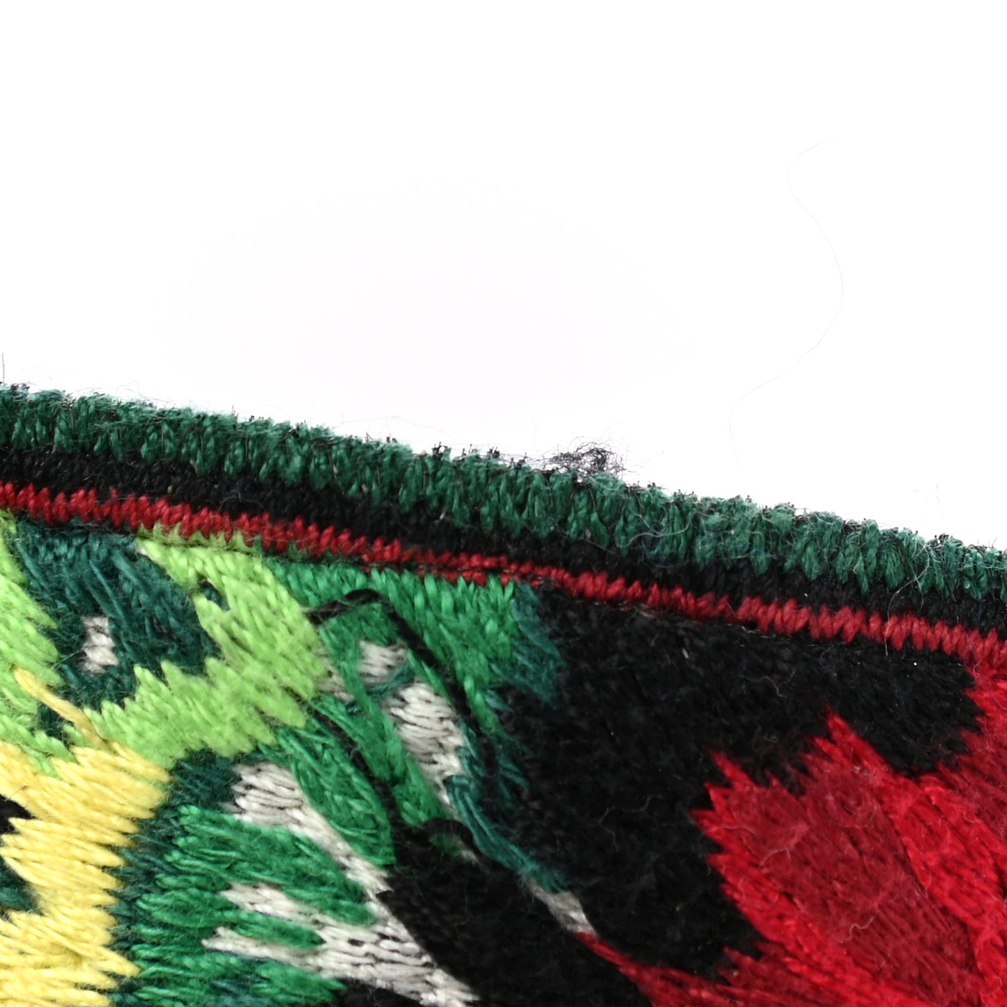 Canvas Tie Dye Embroidered Rockstud Guitar Strap Multicolor