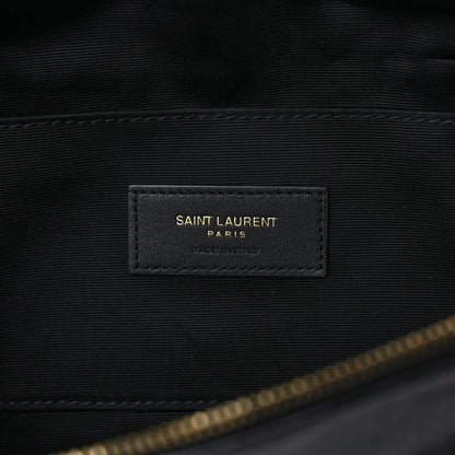 Saint Laurent Grain De Poudre Monogram Belt Bag Black 6 of 10