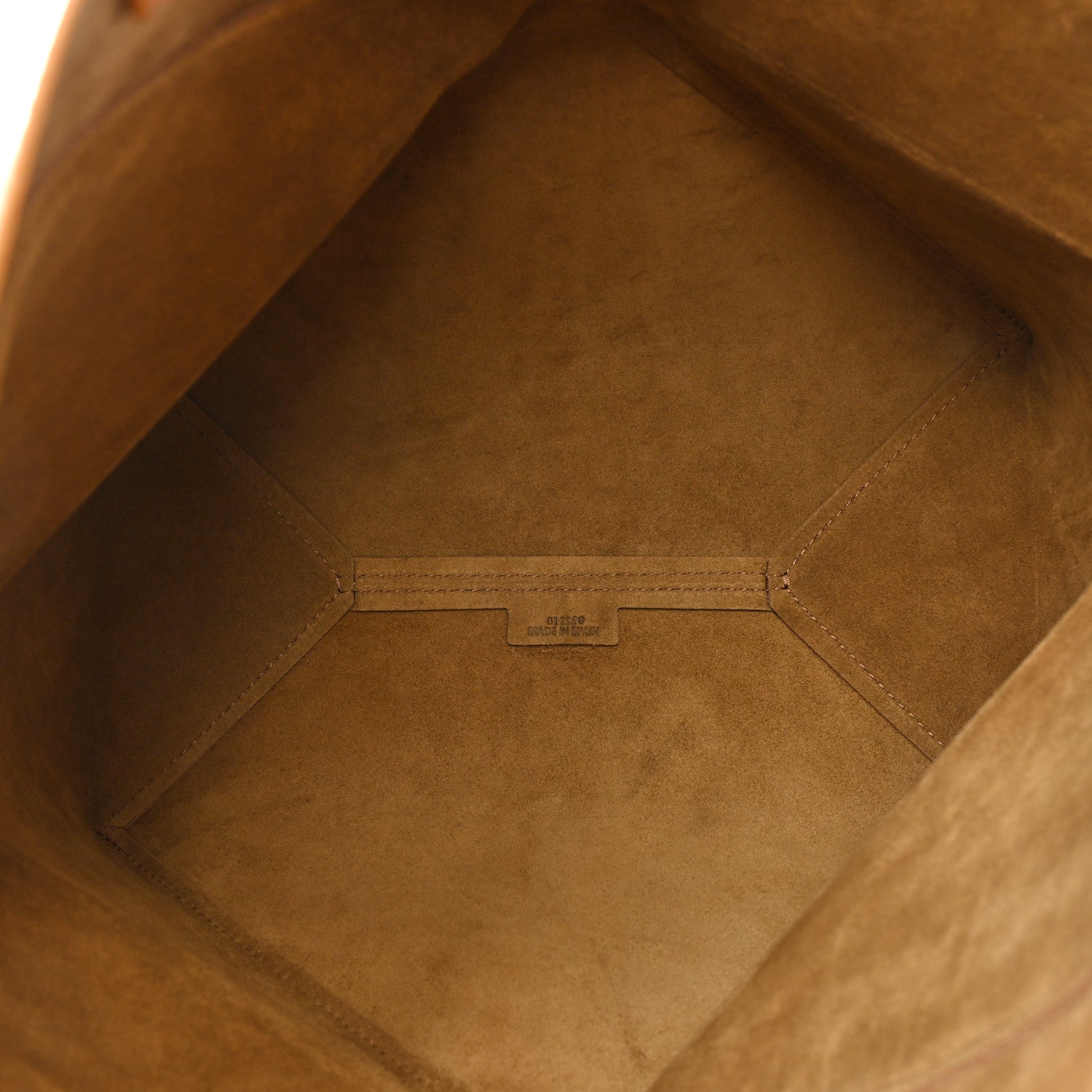 Loewe Shiny Calfskin Medium Puzzle Fold Tote Warm Desert 5 of 13