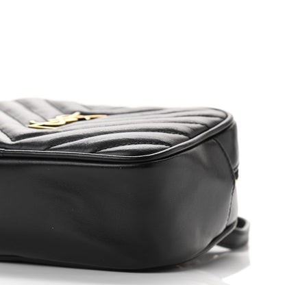 Saint Laurent Calfskin Matelasse Monogram Lou Belt Bag Black 9 of 10
