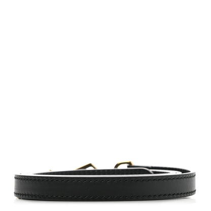 Gucci Calfskin 25mm Adjustable Shoulder Strap Black 2 of 6