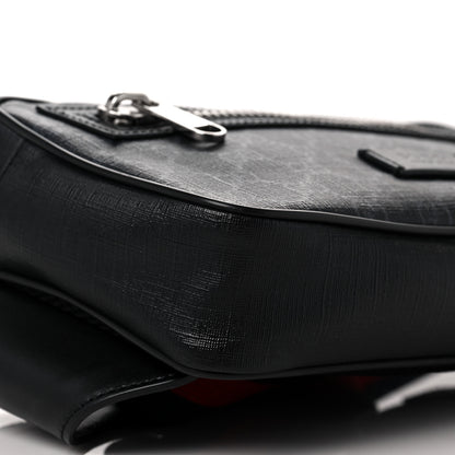 Gucci Soft GG Supreme Monogram Web Belt Bag Black Grey 8 of 13