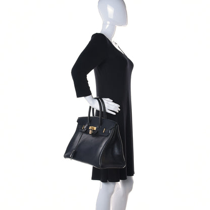 Hermes Chevre de Coromandel Birkin 35 Black 2 of 28