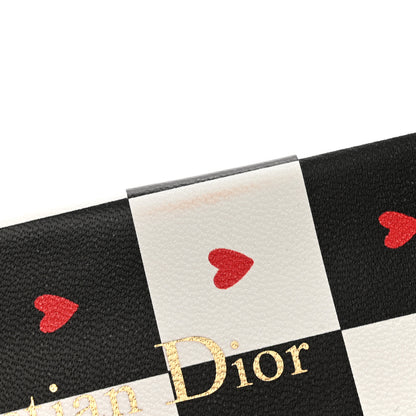 Christian Dior Canvas D-Chess Embroidered Dioramour Dway Mules Slide Sandals 39 Red 11 of 13