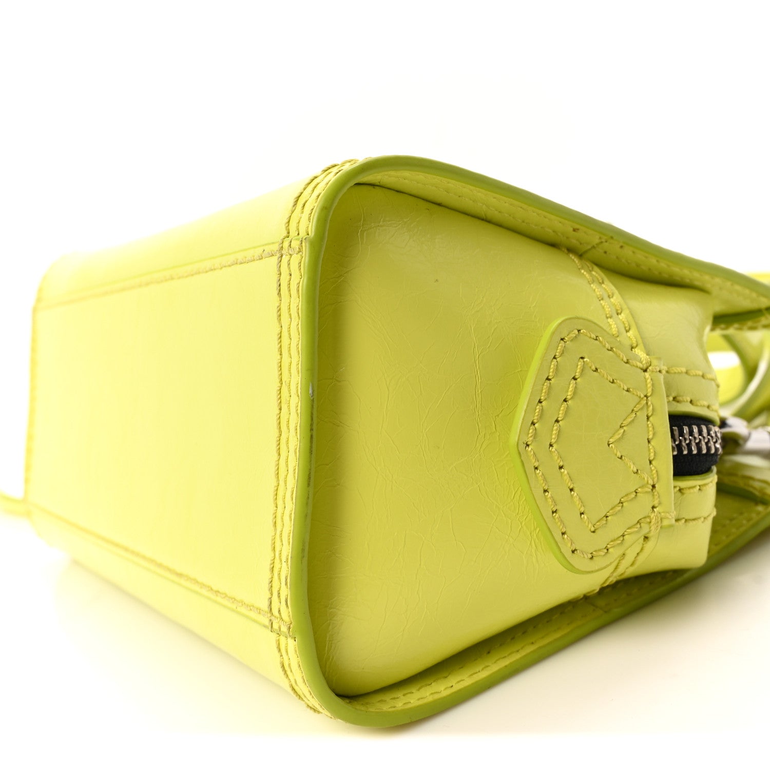 Marc Jacobs Textured Calfskin Mini Cruiser Convertible Satchel Limoncello 10 of 10