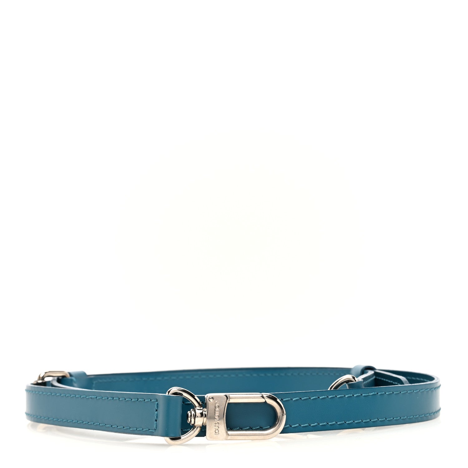 Louis Vuitton Calfskin Adjustable Shoulder Strap Cyan 1 of 3