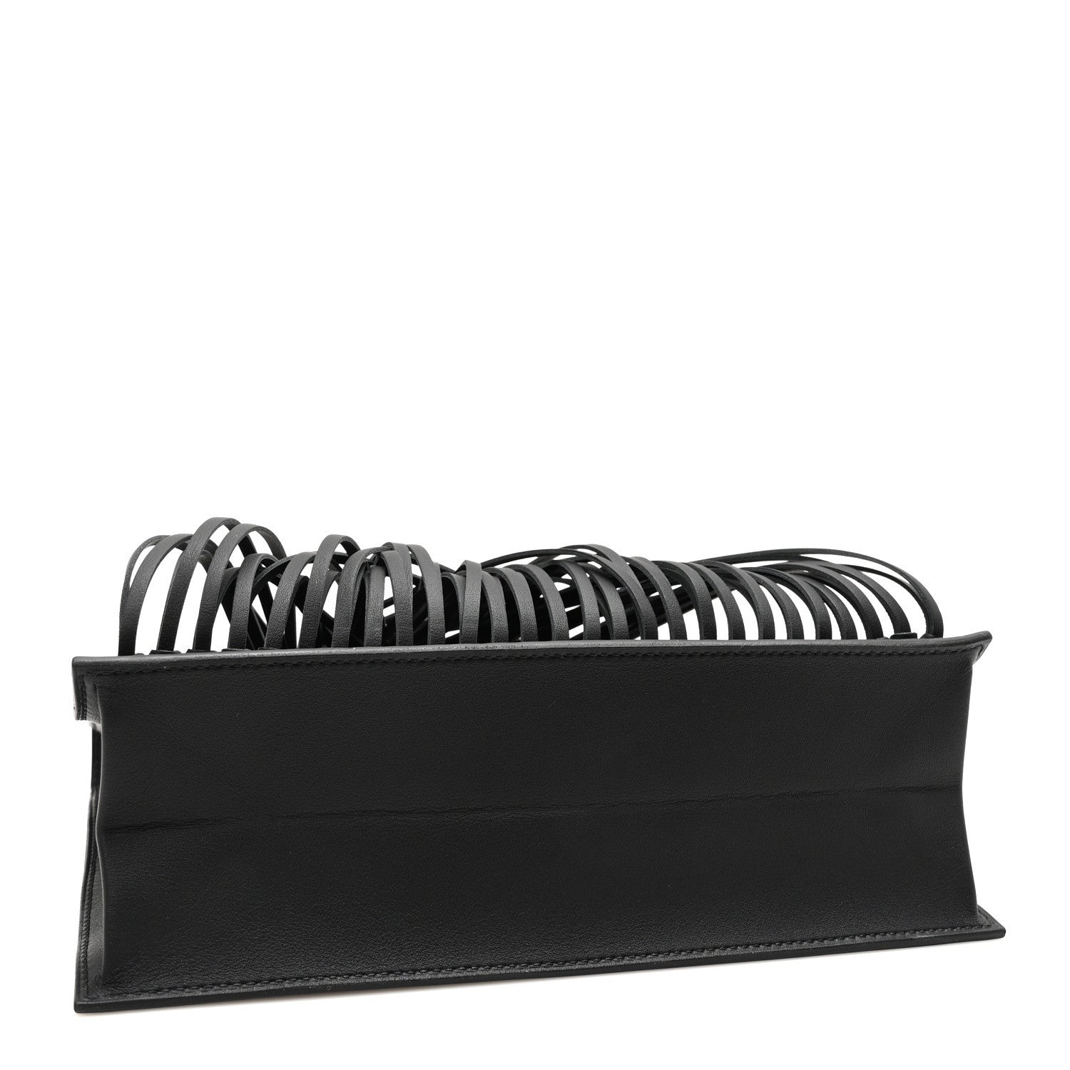 Hermes Swift Kelly Danse Anate Fringed Belt Bag Black 4 of 10