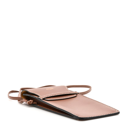Celine Calfskin Phone Pouch With Flap Tan 4 of 11