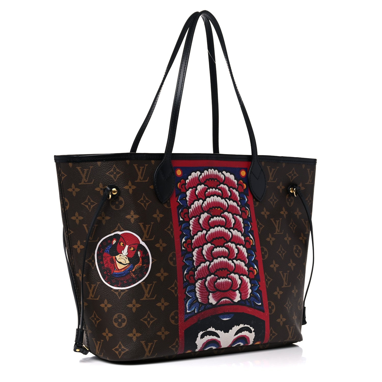 Louis Vuitton Monogram Kabuki Neverfull MM 4 of 14