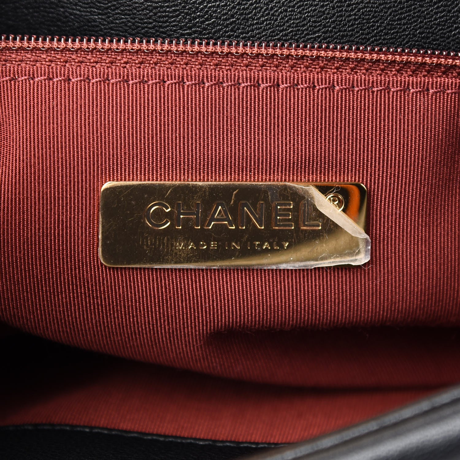 Chanel Goatskin Quilted Maxi Chanel 19 Flap Black 6 of 9