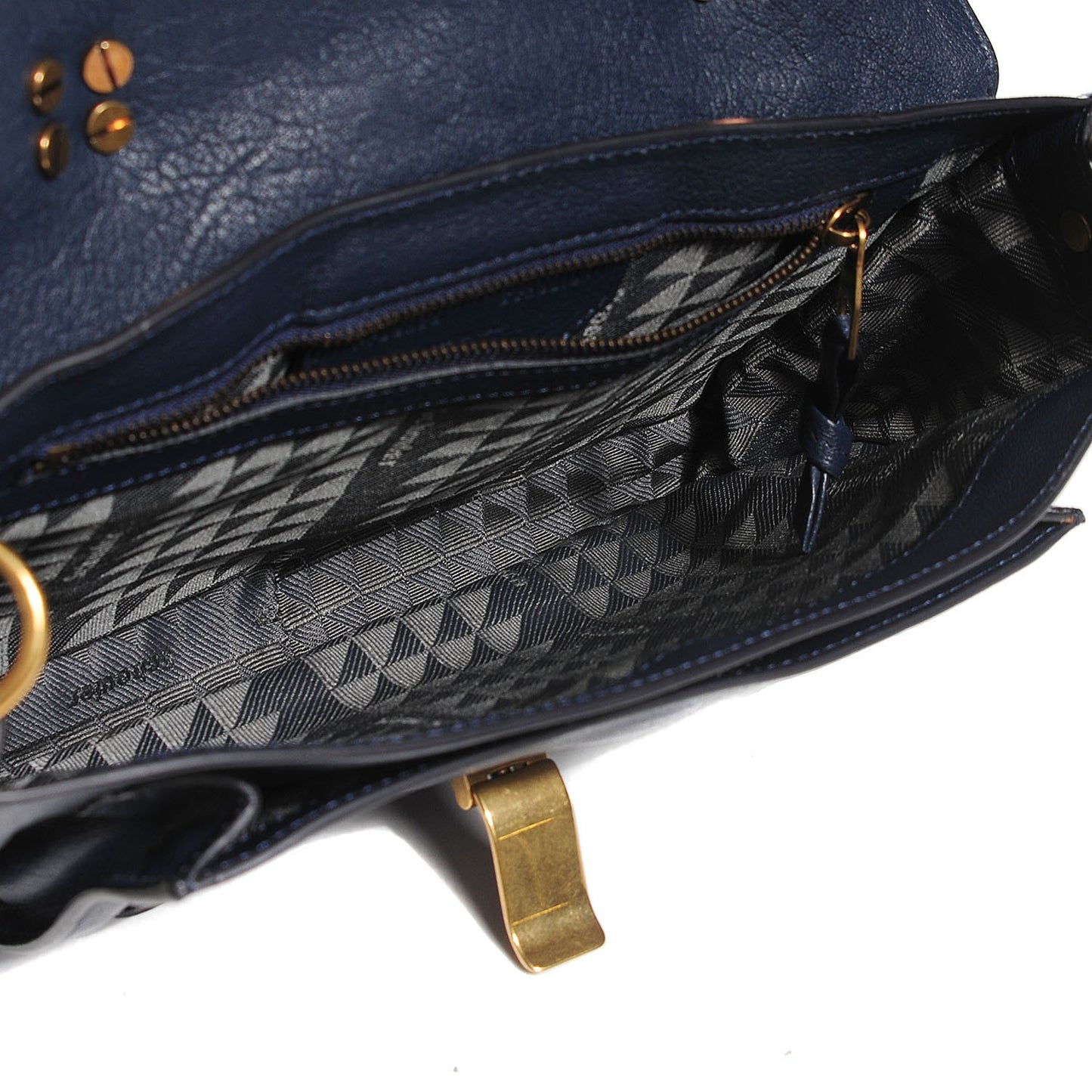 Lambskin Tiny PS1 Satchel Midnight