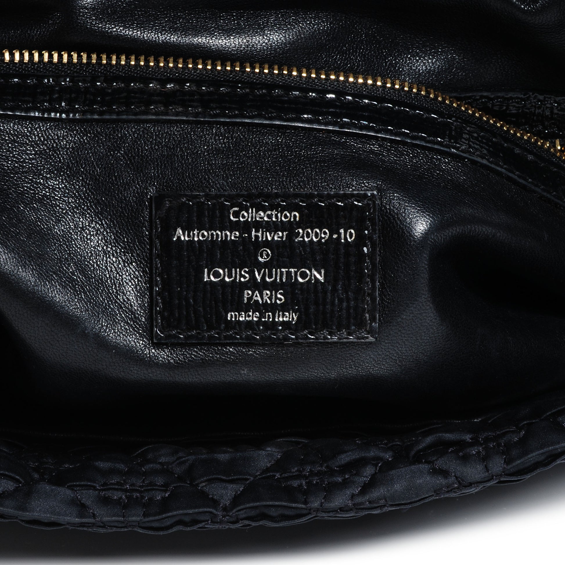 Louis Vuitton Satin Quilted Monogram Coquette Pochette Navy 6 of 7