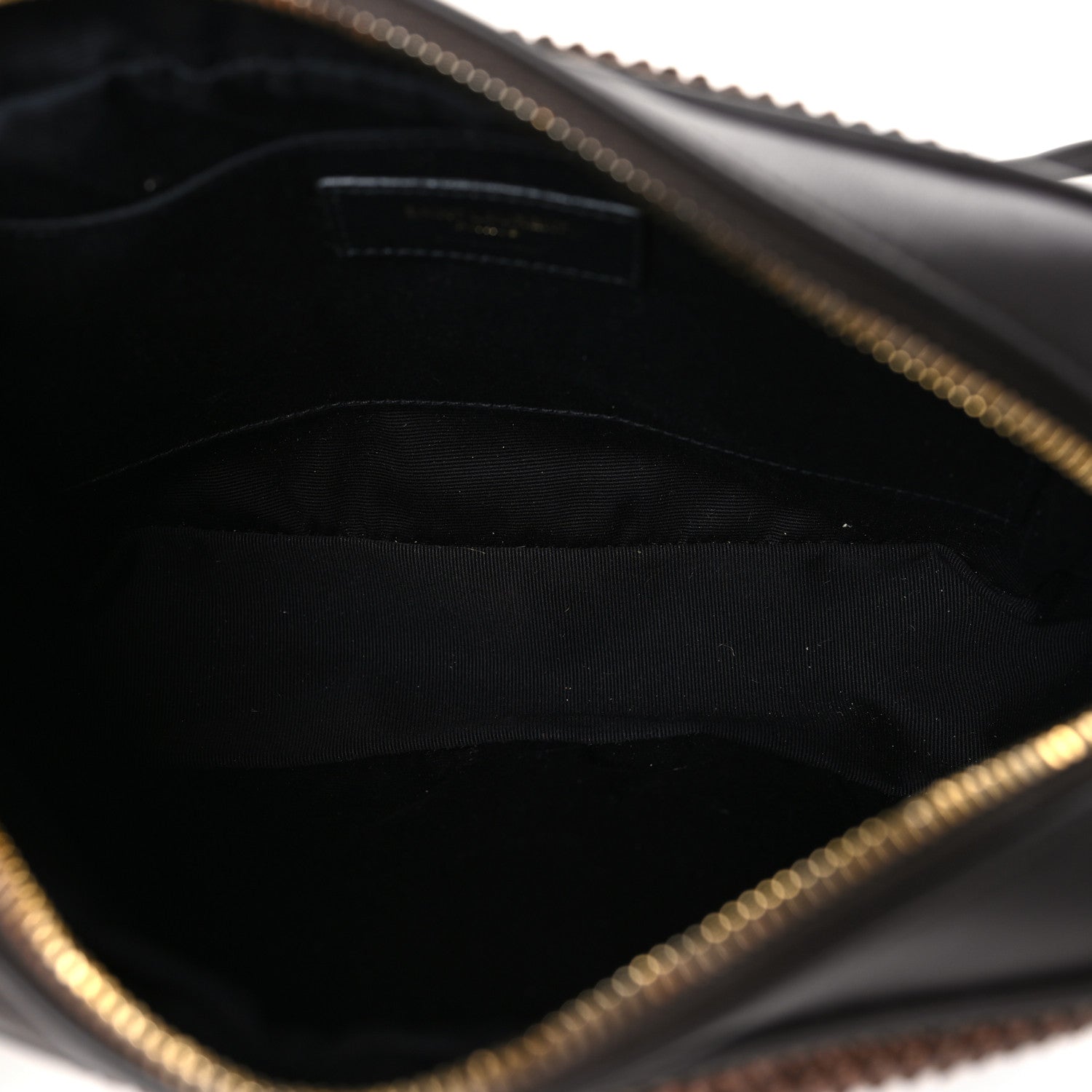 Saint Laurent Raffia Canvas Monogram Lou Camera Bag Dark Chocolate 5 of 8