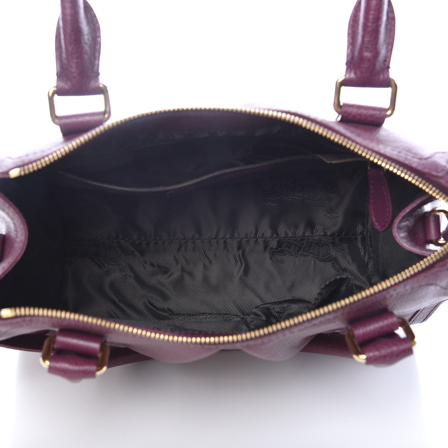 Burberry Grainy Calfskin Pilgrim Satchel 5 of 11