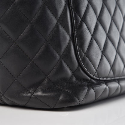 Chanel Calfskin Quilted Large Cambon Tote Black White 4 of 8
