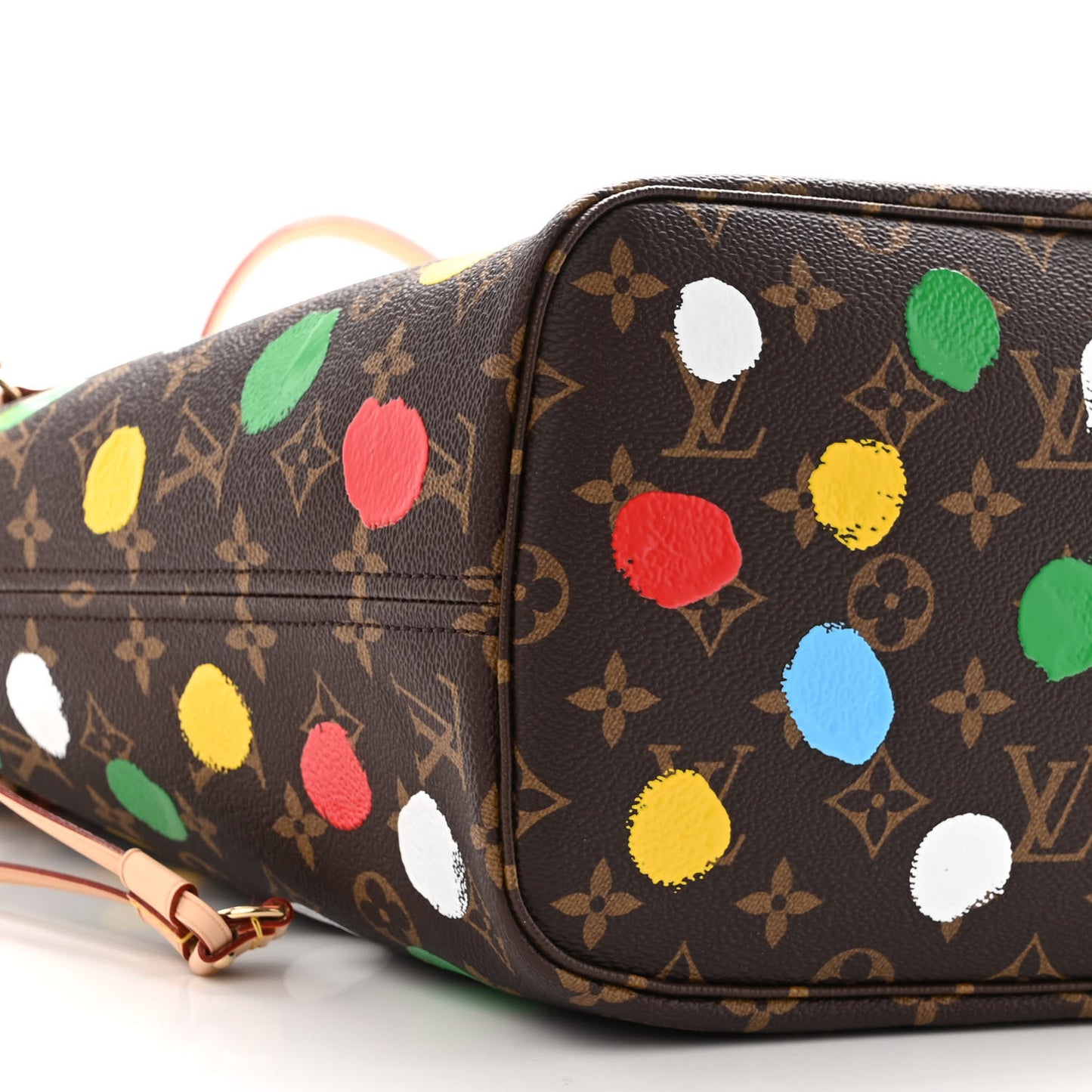 LV X YK Monogram Dots Neverfull MM