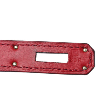 Hermes Swift Vibrato Birkin 35 Rouge Garance 7 of 15