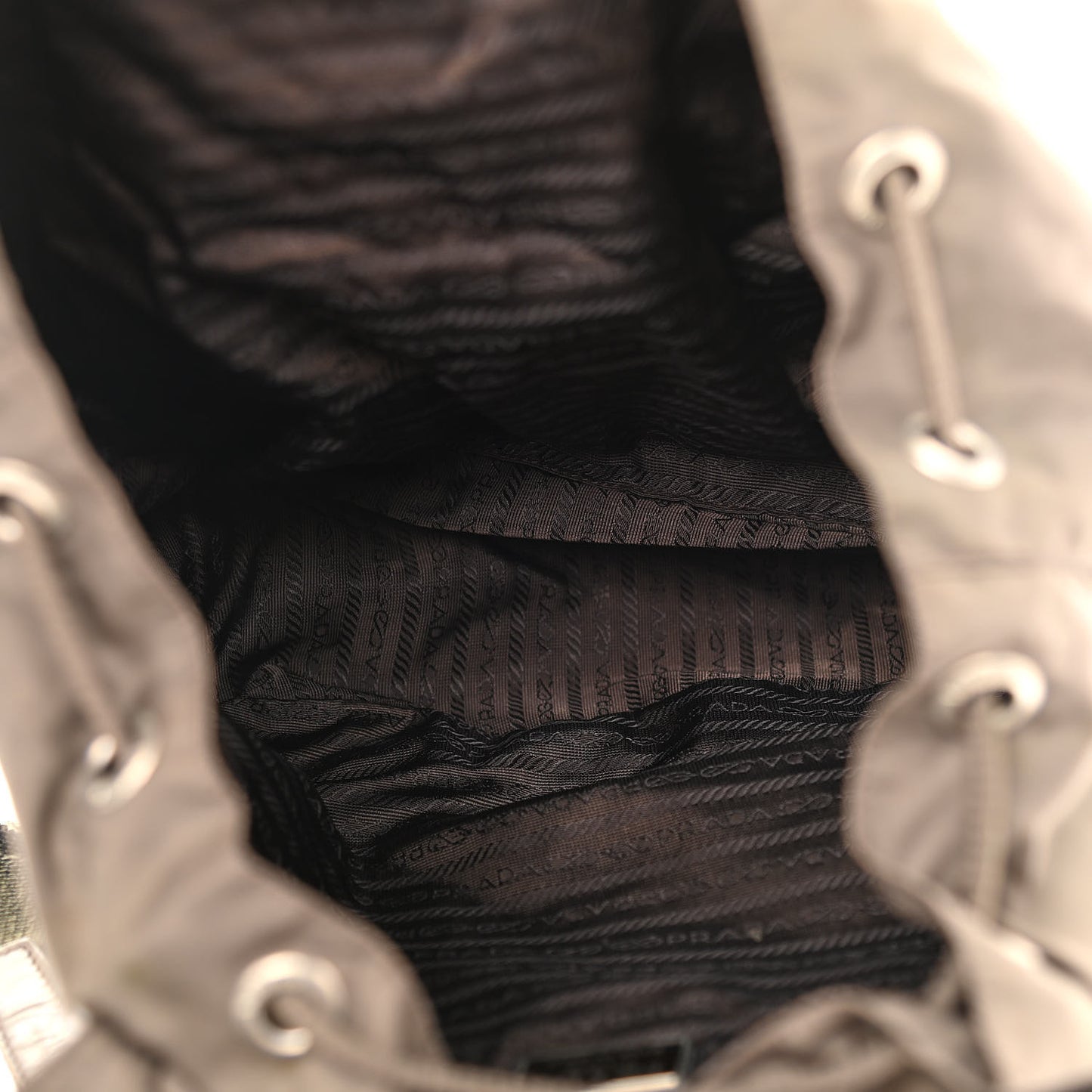 Tessuto Nylon Vela Medium Backpack Fumo