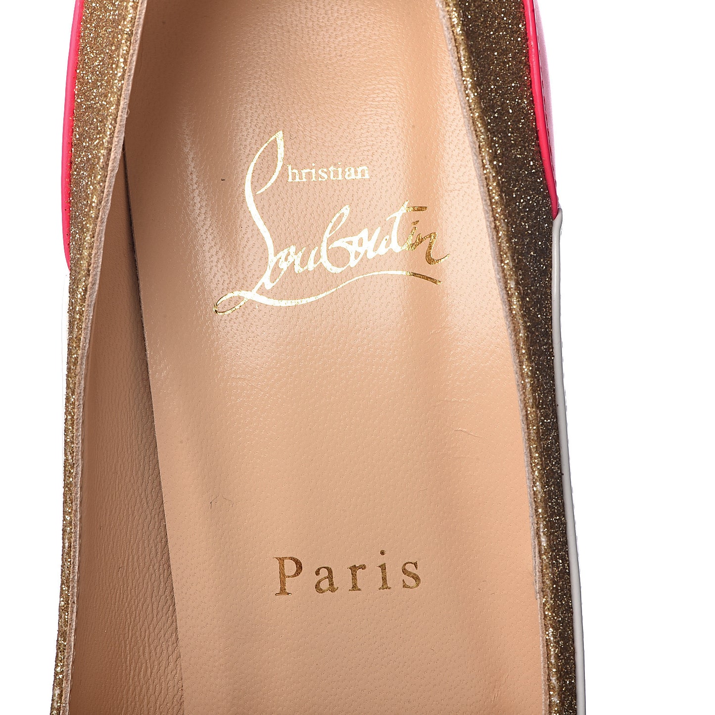 Glitter Patent Fluo Tucsick 100 Pumps 39 White Gold