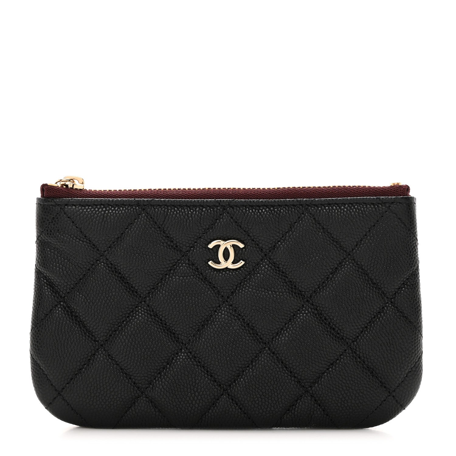 Chanel Caviar Quilted Small Cosmetic Case Black 1 of 7