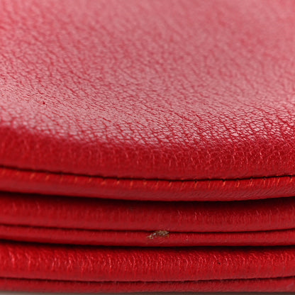 Celine Goatskin Large Trio Crossbody Bag Scarlet 14 of 18