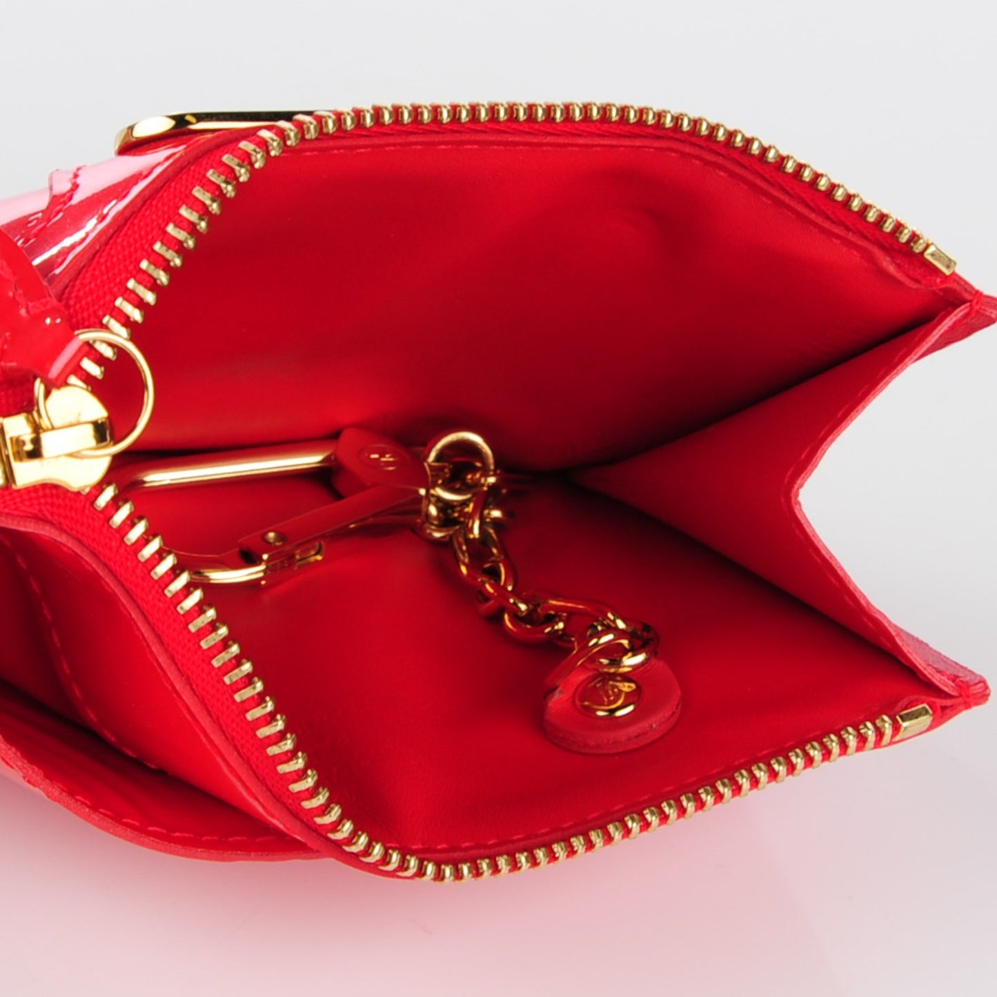 Vernis Key Pouch Rouge Grenadine