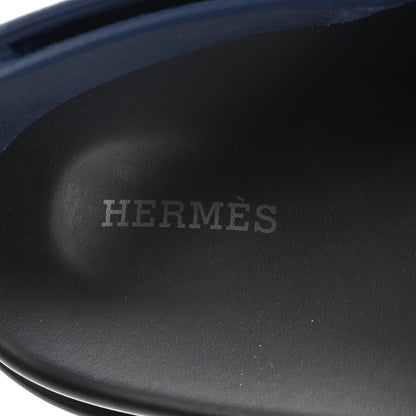 Hermes Suede Goatskin Mens Genius Sandals 43 Bleu Celeste 8 of 10
