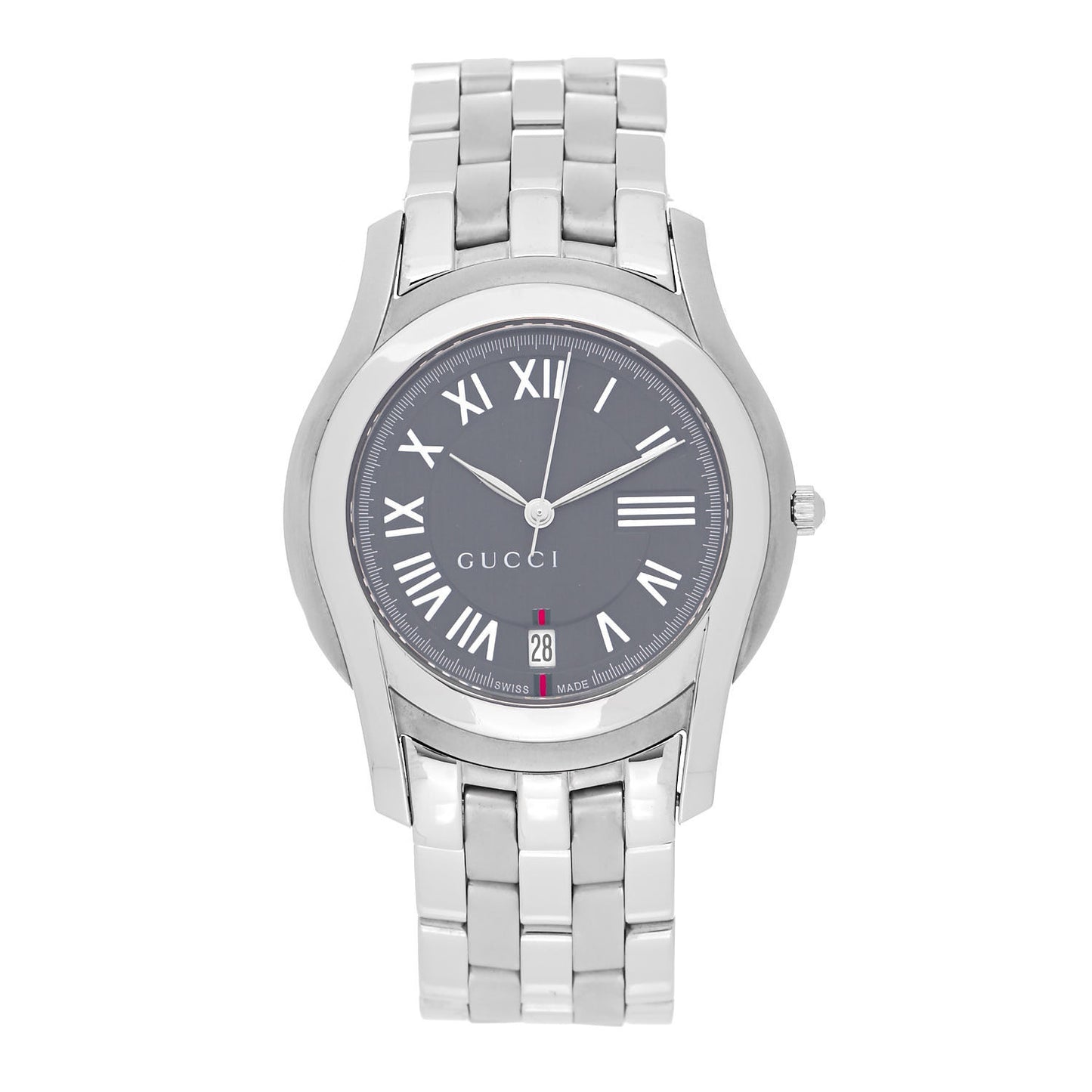 Stainless Steel 35mm 5500M Quartz Watch Grey