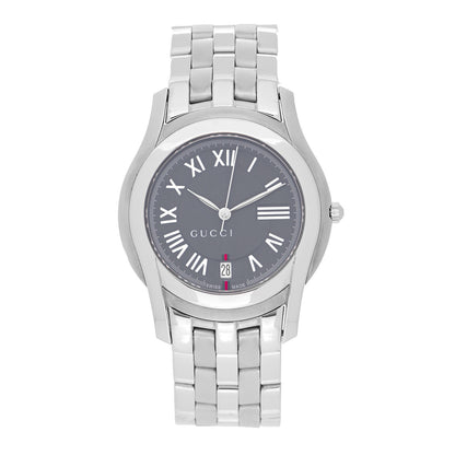 Gucci Stainless Steel 35mm 5500M Quartz Watch Grey 1 of 4