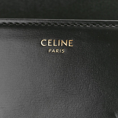 Celine Shiny Calfskin Triomphe Shoulder Bag Black 7 of 12
