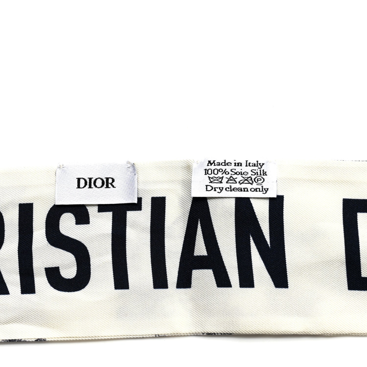 Christian Dior Silk Toile De Jouy Mitzah Scarf Navy Blue 3 of 4