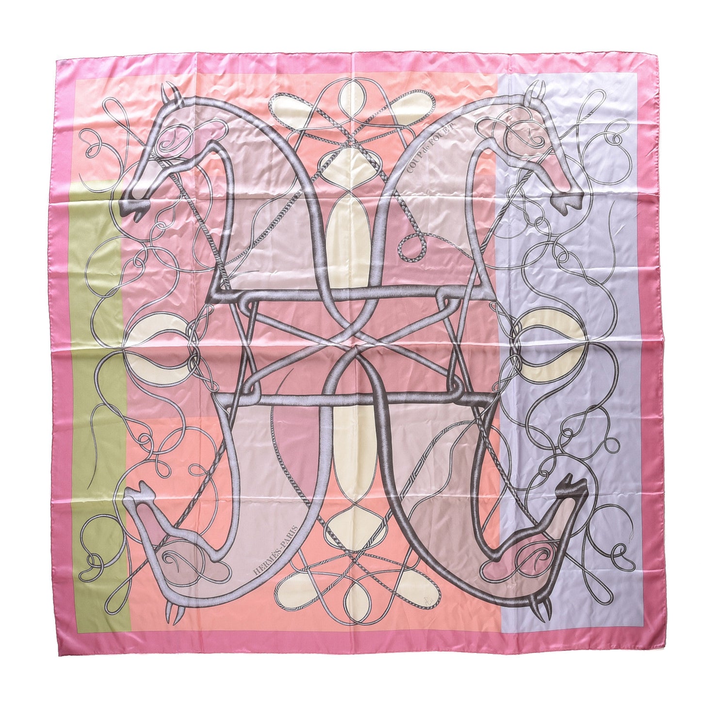 Silk Coup de Fouet Scarf 140