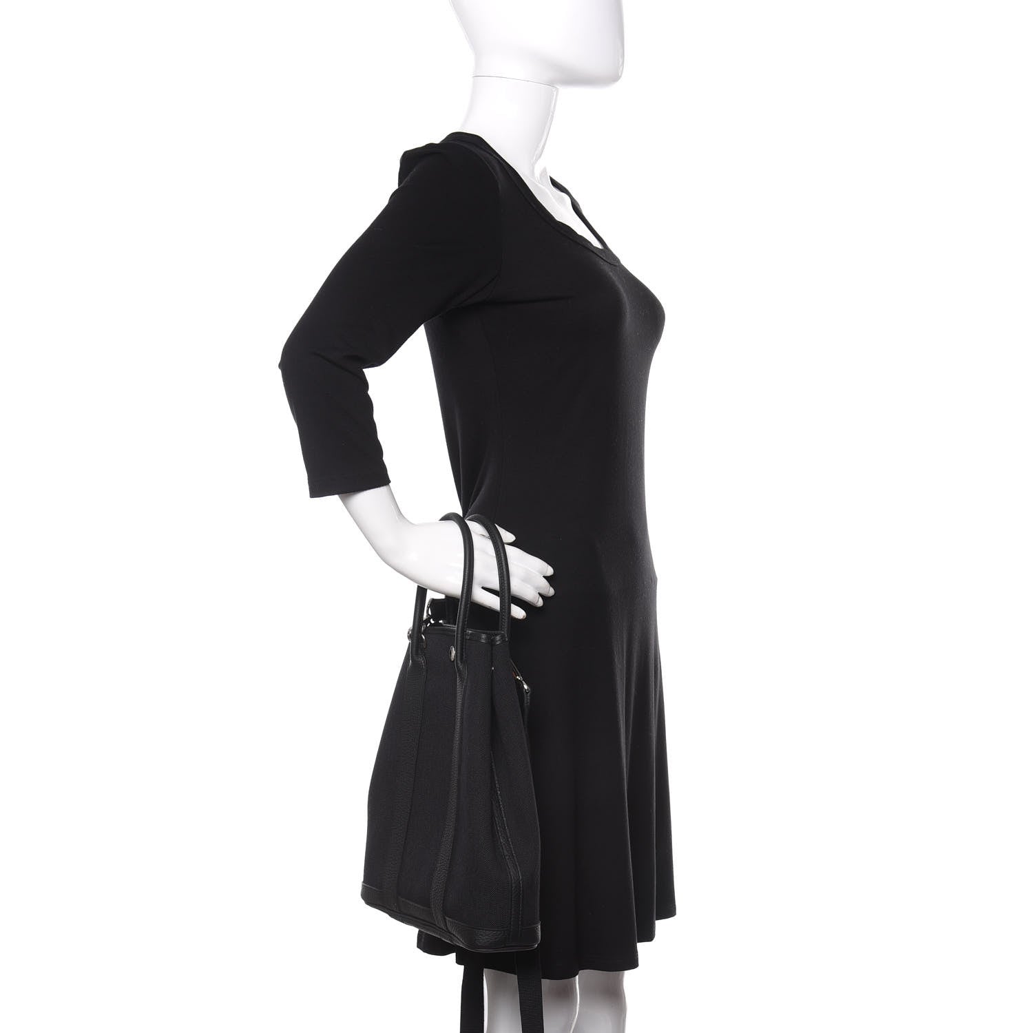 Hermes Toile Negonda Garden File PM Black 3 of 12