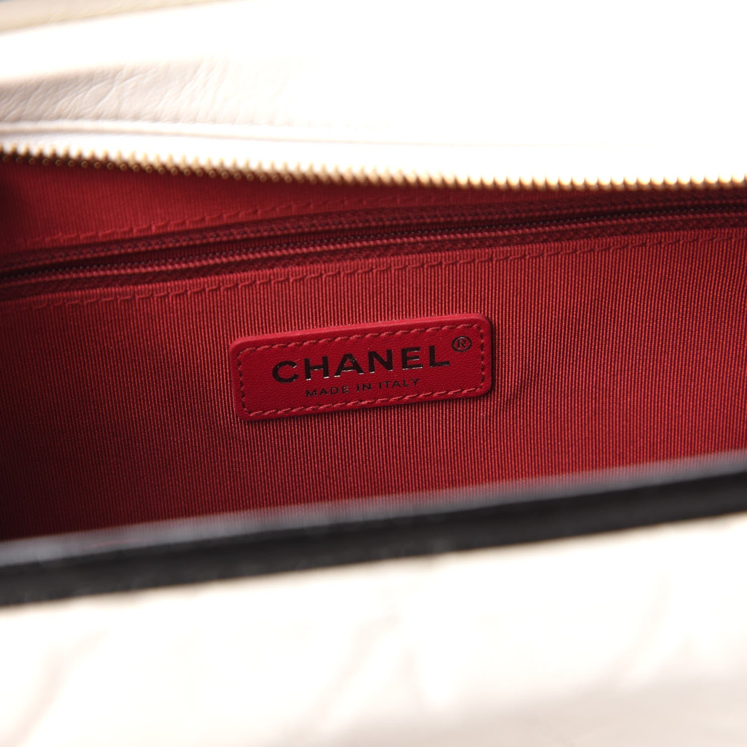 Chanel Aged Calfskin Quilted Medium Gabrielle Hobo Black White 9 of 11