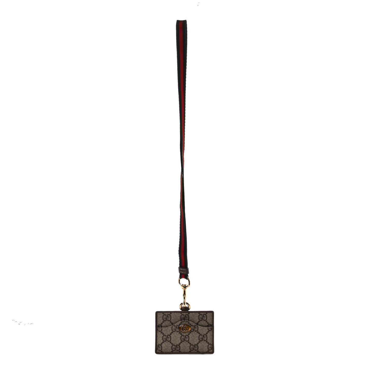 GG Supreme Monogram Ophidia ID Holder Beige Ebony New Acero