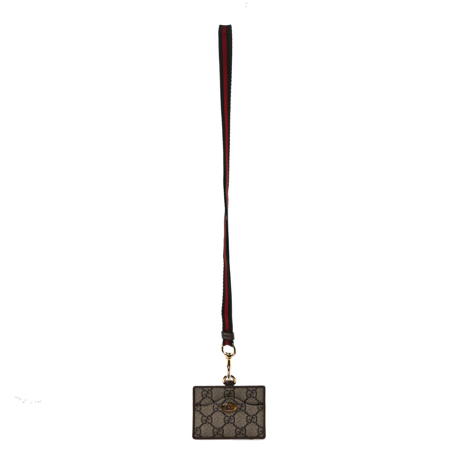 Gucci GG Supreme Monogram Ophidia ID Holder Beige Ebony New Acero 6 of 6