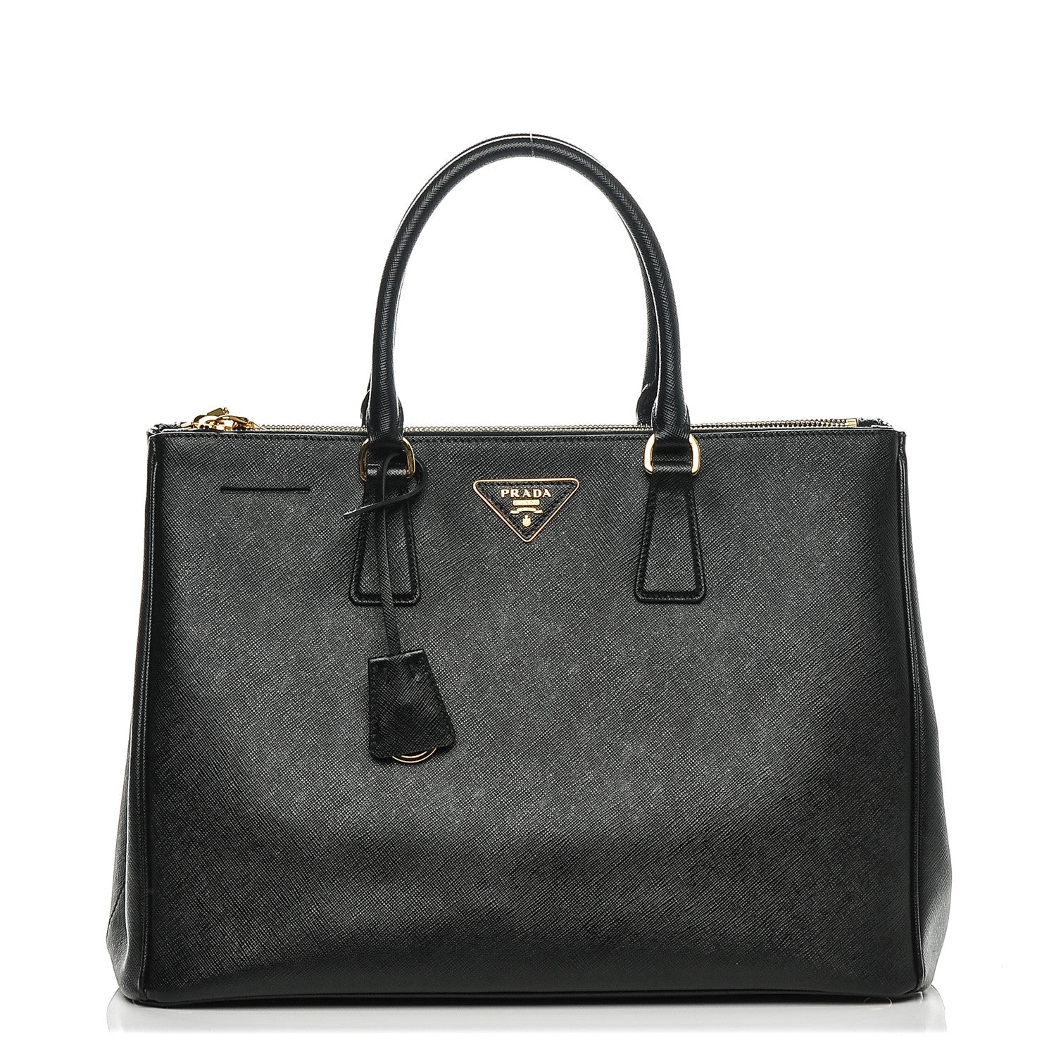 Prada Saffiano Large Galleria Double Zip Tote Black 1 of 7