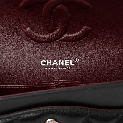 Chanel Caviar Quilted Medium Double Flap Black 6 of 11