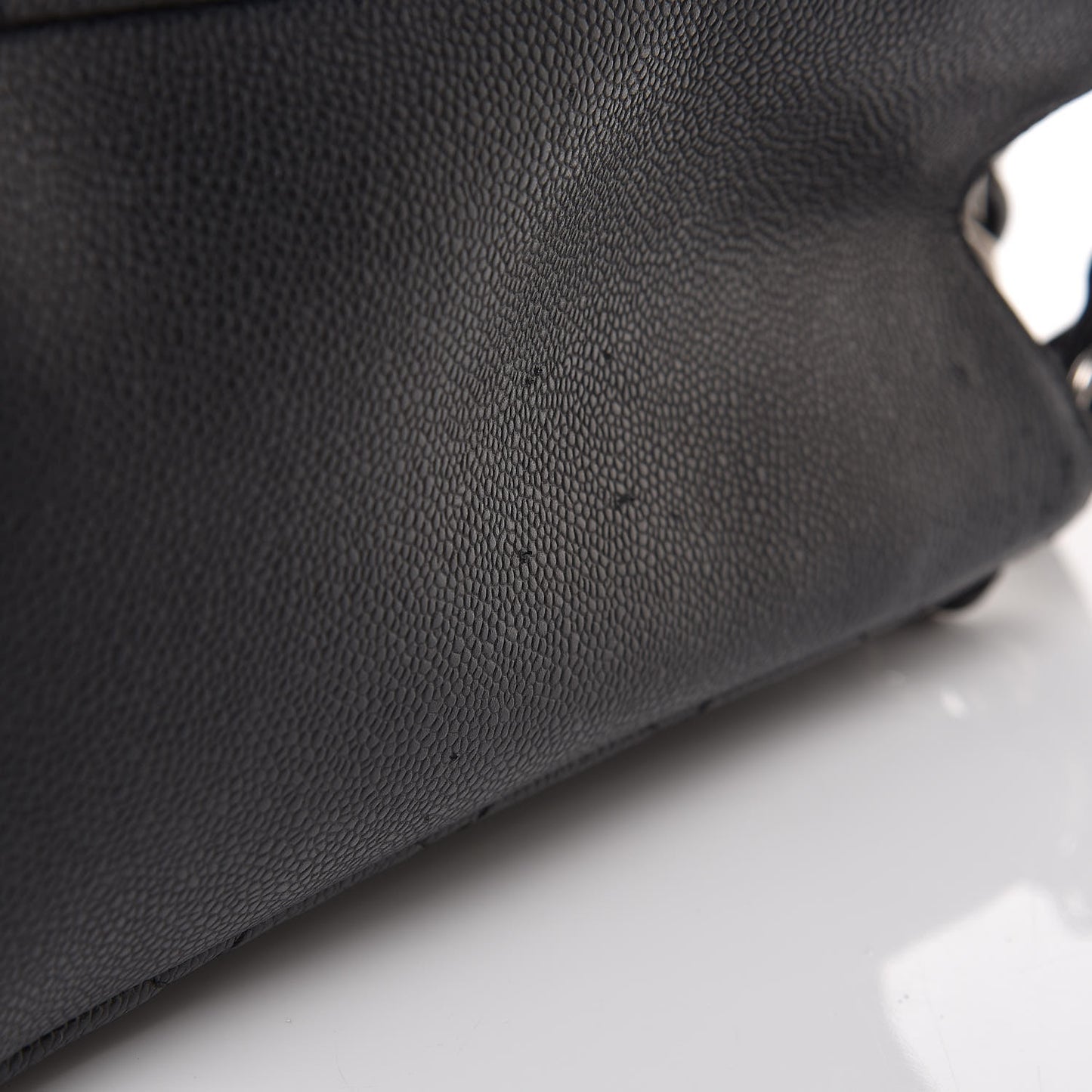 Caviar Quilted Grand Shopping Tote GST Black