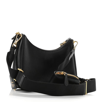 Prada Saffiano Lux Re-Edition 2005 Shoulder Bag Black 3 of 10