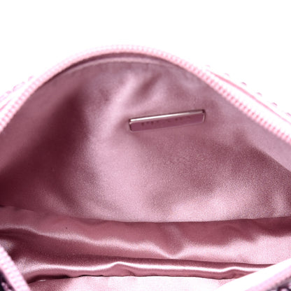 Prada Satin Crystal Mini Re-Edition 2000 Bag Alabastro 5 of 9